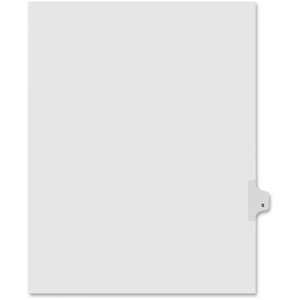 Kleer-Fax, Inc 80019 Index Dividers,"S",Side Tab,1/26 Cut,11"x8-1/2",25/ST,WE by Kleer-Fax