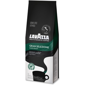 Luigi Lavazza S.p.A 7512 Dark Roast Coffee, 12 oz, 6/CT, Black/White by Lavazza