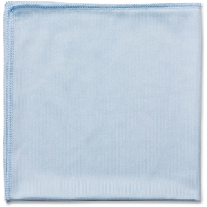 Newell Rubbermaid, Inc Q630 Glass Cloth, Microfiber, 16"x16", 12/CT, Blue by Rubbermaid