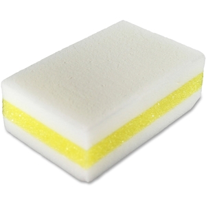 Genuine Joe 85120 Amazing Sponge, Chemical Free, White/Yellow by Genuine Joe