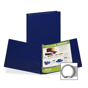 SAMSILL CORPORATION 11302 Storage Binder, 1" Capacity, Blue by Samsill