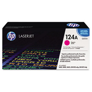 Hewlett-Packard Q6003A HP 124A, (Q6003A) Magenta Original LaserJet Toner Cartridge by HEWLETT PACKARD COMPANY