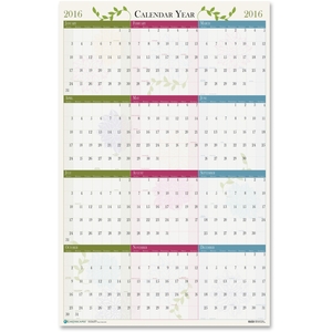 HOUSE OF DOOLITTLE 3984 Planner,Wall,Laminated by House of Doolittle