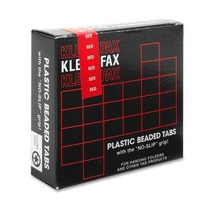 Kleer-Fax, Inc KLE01426 Hanging File Folder Tabs, 2", 1/5 Cut, 25/PK, Red by Kleer-Fax