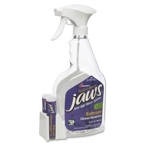 National Industries For the Blind 7930016005750 JAWS Bathroom Cleaning Kit, 6 Spray Bottles,12 Cartridges,VT by SKILCRAFT