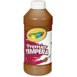 Crayola, LLC 54-1216-007 Premier Tempera Paint, 16oz., Brown by Crayola