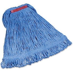 Super Stitch Blend Mop, 1" Headband, Large, Blue by Rubbermaid Commercial