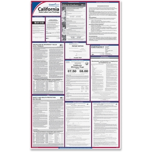 California State Labor Law Poster, Multi by TFP ComplyRight