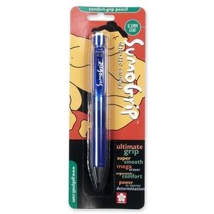 Sakura Color Products of America, Inc 50282 Mechanical Pencil, w/ Pocket Clip, .5mm, Clear Blue by Sakura of America