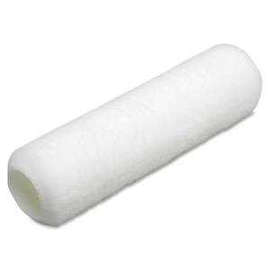Paint Roller Cover, 1/2" Nap, 9" Roller, White Fabric Cover by SKILCRAFT