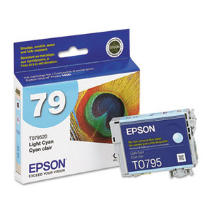 Epson Corporation T079520 T079520 Claria Ink, 810 Page-Yield, Light Cyan by EPSON AMERICA, INC.