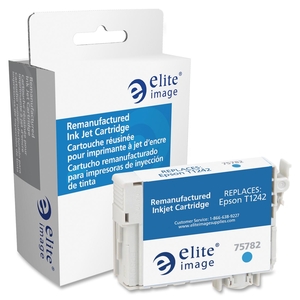 Elite Image 75782 Ink Cartridge, 210 Page Yield, Cyan by Elite Image