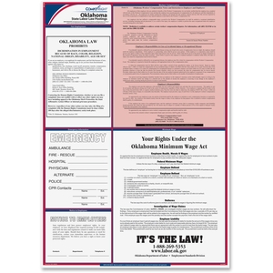 TFP Data Systems E10OK Oklahoma State Labor Law Poster, Multi by TFP ComplyRight