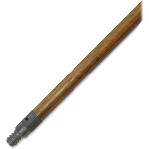 Genuine Joe 37061 Floor Brush Metal Tip Handle, Natural by Genuine Joe