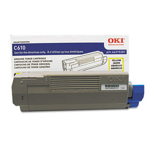 OKI Data 44315301 44315301 Toner, 6,000 Page-Yield, Yellow by OKIDATA