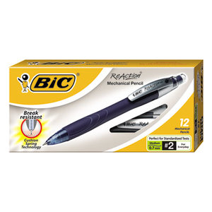 BIC MCP11 REACTION Mechanical Pencil, 0.7mm, Blue by BIC CORP.