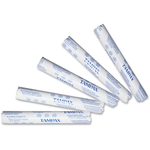 Tampax Tampons, Wrapped, 100/Ct, White by Tampax
