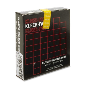 Kleer-Fax, Inc KLE01432 Hanging File Folder Tabs, 3-1/2", 1/3 Cut, 25/PK, Yellow by Kleer-Fax