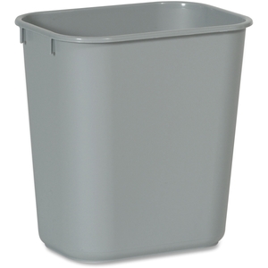 Rectangular Wastebasket,13-5/8 Qt,8-1/4"x11-3/8"x12-1/5",GY by Rubbermaid Commercial