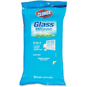 The Clorox Company 31196 Clororx 3-In-1 Glass Wipes, 32 Wipes, We by Clorox