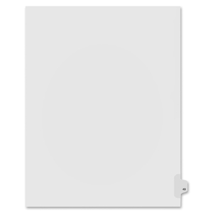 Kleer-Fax, Inc 91049 Index Dividers,Number 49,Side Tab,1/25 Cut,Letter,25/PK,WE by Kleer-Fax