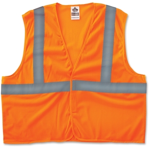 Ergodyne 20963 Super Econ Vest, Cls-2, S/M, Orange by GloWear