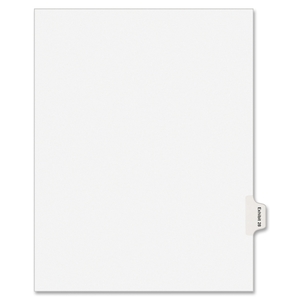 Avery 82160 Index Divider, Exhibit 28, Side Tab, 25/PK, White by Avery