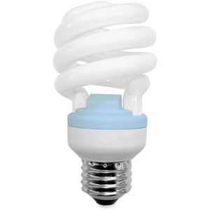 Elite Image 75406 Compact Fluorescent Spiral Light Bulb, 13W, WE by GE