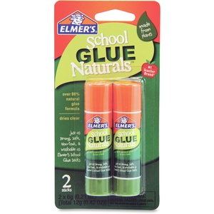 ELMER'S PRODUCTS, INC E5044 Glue,Naturals,Stick,2Pk by Elmer's