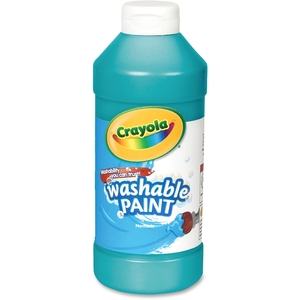 Crayola, LLC 54-2016-048 Crayola Washable Paint, Squeeze Bottle, 16 Oz, Turquoise by Crayola