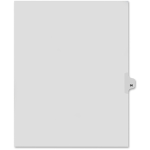 Avery 82290 Index Dividers,Number 90,Side Tab,1/25 Cut,Letter,25/ST,WE by Kleer-Fax