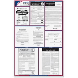 TFP Data Systems E10KY Kentucky State Labor Law Poster, Multi by TFP ComplyRight