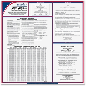 TFP Data Systems E10WV W. Virginia State Labor Law Poster, Multi by TFP ComplyRight