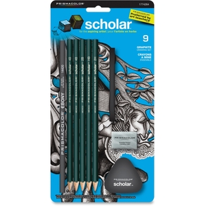 Newell Rubbermaid, Inc 1774264 PC SCHOLAR GRAPHITE SET 7CT PLUS 2 ERSER by Prismacolor