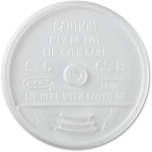 Dart Container Corporation 12UL Dart 12UL White Sip Thru Lid 1000/CS by Dart