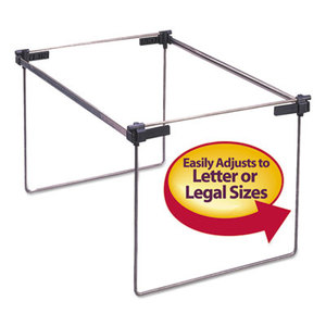 SMEAD MANUFACTURING COMPANY 64855 Hanging Folder Frame, Letter/Legal Size, 12-24" Long, Steel, 2/Box by SMEAD MANUFACTURING CO.