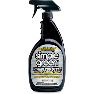 Sunshine Makers, Inc 18300 Simple Green Stainless Steel Cleaner, Nontoxic, 32 oz by Simple Green