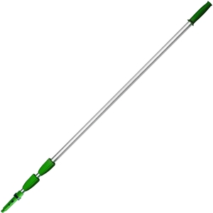 Unger ED550 Telescopic Pole,3 Section Extension,Ergonomic Grip,18',Green by Unger