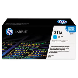 Hewlett-Packard Q2681A HP 311A, (Q2681A) Cyan Original LaserJet Toner Cartridge by HEWLETT PACKARD COMPANY