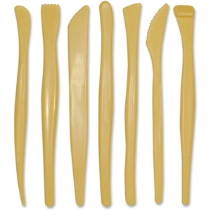 The Chenille Kraft Company 9774 Plastic Modeling Tools, 6" L, 7/ST, Yellow by ChenilleKraft