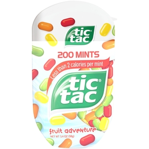 Tic Tac Bottle Pack, 3.4Oz., 4/Pk, Fruit/Assorted by Tic Tac