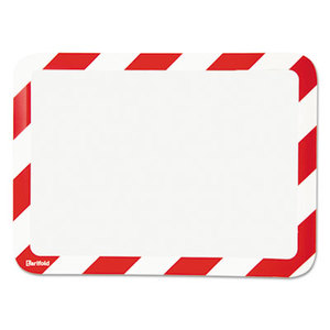 Tarifold, Inc P194943 High Visibility Safety Frame Display Pocket-Magnet Back, 10 1/4 x 14 1/2, Red/WH by TARIFOLD, INC.