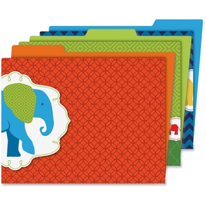 Parde Of Elephants File Folders, Prek-Gr 8, 6/Pk, Multi by Carson-Dellosa