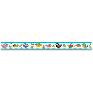 Carson-Dellosa Publishing Co., Inc 108207 Boho Birds Straight Borders, Prek/Grade by Carson-Dellosa