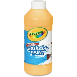 Crayola, LLC 54-2016-033 Crayola Washable Paint, Squeeze Bottle, 16oz., Peach by Crayola