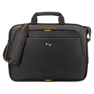 UNITED STATES LUGGAGE UBN101-4 Urban Slim Brief, 15.6", 16 3/4 x 1 3/4 x 11 3/4, Black by UNITED STATES LUGGAGE