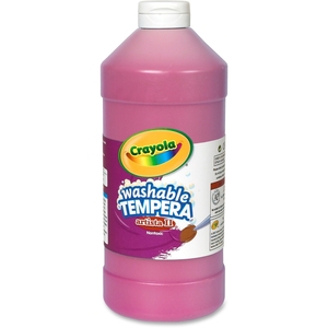 Crayola, LLC 543132069 Washable Tempera Paint, 32Oz, Magenta by Crayola