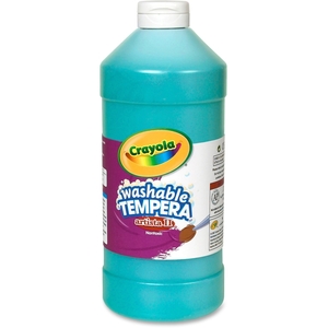 Crayola, LLC 543132048 Washable Tempera Paint, 32Oz, Turquoise by Crayola