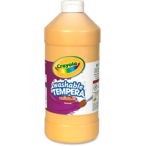 Crayola, LLC 543132033 Washable Tempera Paint, 32Oz., Peach by Crayola