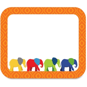 Carson-Dellosa Publishing Co., Inc 150045 Parade Of Elephants Name Tags, Prek-Gr 5, 40/Pk, Multi by Carson-Dellosa